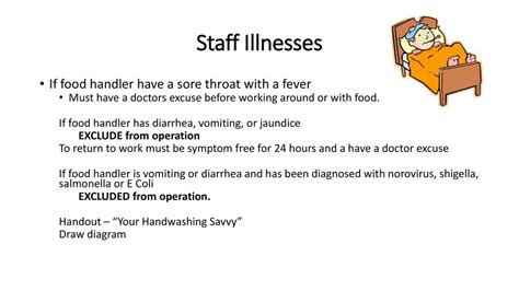 when can a food handler who has had diarrhea return to work? A Comprehensive Guide on Food Handler Health and Safety